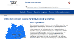 Desktop Screenshot of ibs-bildung.org