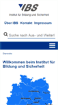 Mobile Screenshot of ibs-bildung.org